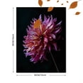 thumbnail image 3 of Deep Pink Dahlia Flower Canvas Wall Art for Living Room Bedroom Office Hallway Modern Home Decor, 3 of 8