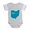 Heather Gray, variant on CafePress - 4 3 Ohio - Cute Infant Baby Football Bodysuit
