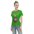 thumbnail image 4 of T-Shirt Basique à Manches Courtes pour Femmes Demon Slayer Blade Tanjiro, 4 of 6