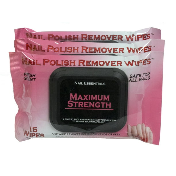 Nail Essentials Nail Essentials Nail Polish Remover Wipes Maximum