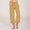 Yellow#, variant on SBYOJLPB Capris Women Pants Casual Drawstring Elastic Waist Wide Leg Pants Cropped Trousers