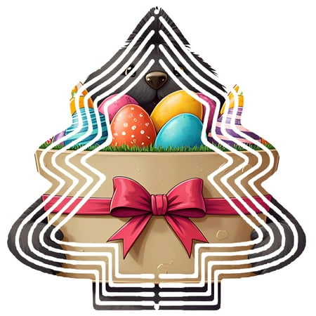 Metal Hanging Christmas Tree Wind Decorations – Festive Garden Spinners with Colorful Patterns for Yard and Garden Decor Metal Hanging Christmas Tree Wind Decorations – Festive Garden Spinners with Colorful Patterns for Yard and Garden Decor