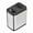 Brushed, variant on AUKTOPT 13 Gallon Motion Sensor Trash Can with Wheels, Stainless Steel Automatic Garbage Bin with Sliding Row Up Lid, Touchless Hands-Free Soft-Close, Silver