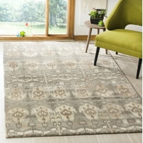 SAFAVIEH Wyndham Ainsley Abstract Floral Wool Area Rug, Natural/Multi, 10' x 14'