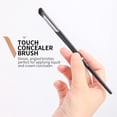 thumbnail image 3 of DUcare Small Nose Contour Brush with Dense Bristles, Aluminum Tube, Black, 3 of 10