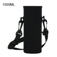 thumbnail image 7 of Water Bottle Carrier, Diving Cloth Water bottle Holder Bag Case Pouch Cover 600ML, 800 ML or 1500ML, Adjustable Shoulder Strap, Great for Stainless Steel and Plastic Bottles, Sport Drinks, 7 of 7