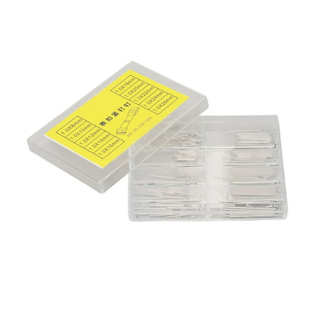Pasador de enlace de tornillo para correa de reloj, acero inoxidable, duro, preciso, ligero, tubo de tornillo para reloj de 0,04 pulgadas de diámetro