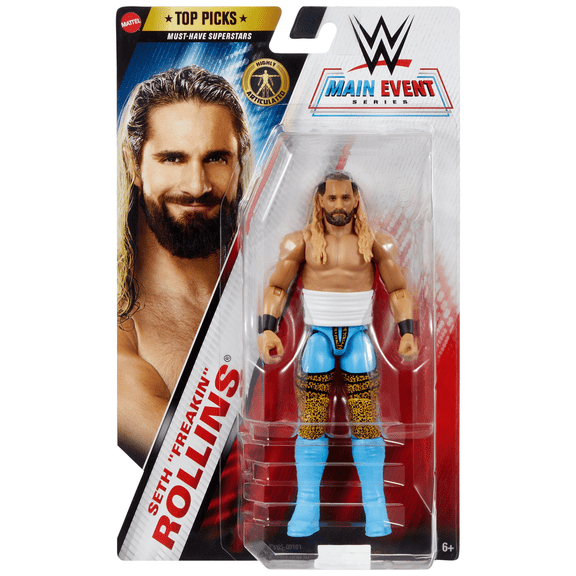 WWE Top Picks Seth Rollins Action Figure, 6-inch