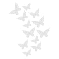 thumbnail image 1 of De Mariposas Huecas En 3D Para Decoración De Pared, Mariposas De Cartón Para Pared, Dormitorio, Baño, Decoración De Pasteles 12 Uds. Yuarrent HA040725-02, 1 of 6