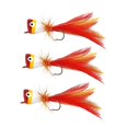 thumbnail image 2 of Señuelos de pesca con mosca portátiles, 3 uds., con ganchos afilados para , pargo Rojo, 2 of 8