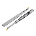 thumbnail image 4 of Miumaeov Hardware 1 Pair of 28 Inch Heavy Duty Drawer Slides, 500LB Full Extension Side Mount Ball Bearing Drawer Rails, Galvanized Anti-rust Drawer Slides with Lock & Buffer Cushion, 4 of 10