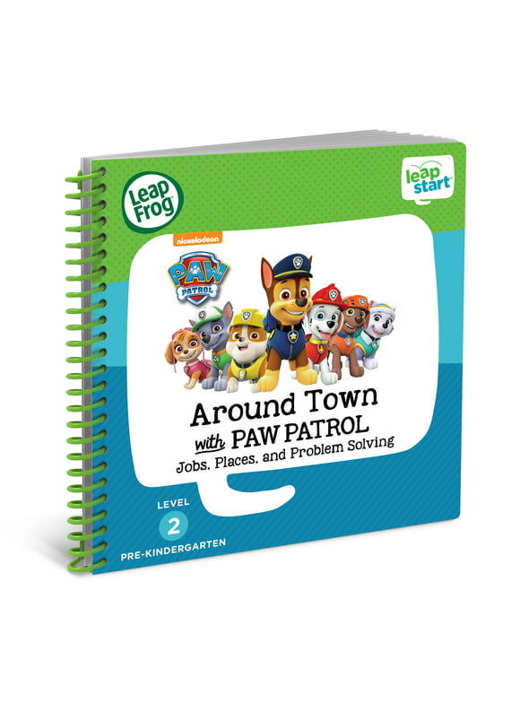 LeapFrog LeapStart Around Town with PAW Patrol Activity Learning Book