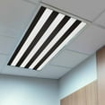 thumbnail image 2 of 1 Pack Simple Stripe Fluorescent Light Covers for Ceiling Lights Black and White Magnetic Ceiling Light Covers Overhead Light Filters for Office Classroom Home, 2 of 9