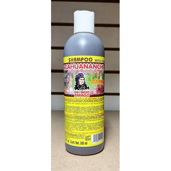 Cacahuananche Del Indio PAPAGO shampoo  w/ Licania Tree Extract Strengthen Hair  (3 PACK)