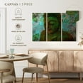 thumbnail image 5 of Elephant Stock Nature Buddha Wall Art - Horizontal Multi Panel Canvas - Living Room Wall Decor - Religion And Spirituality Multi Panel - Blue And Turquoise Decor - 50" x 32", 5 of 8