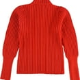 thumbnail image 2 of Leyden Womens Ribbed Mock Neck Pullover Sweater, Red, Medium, 2 of 2