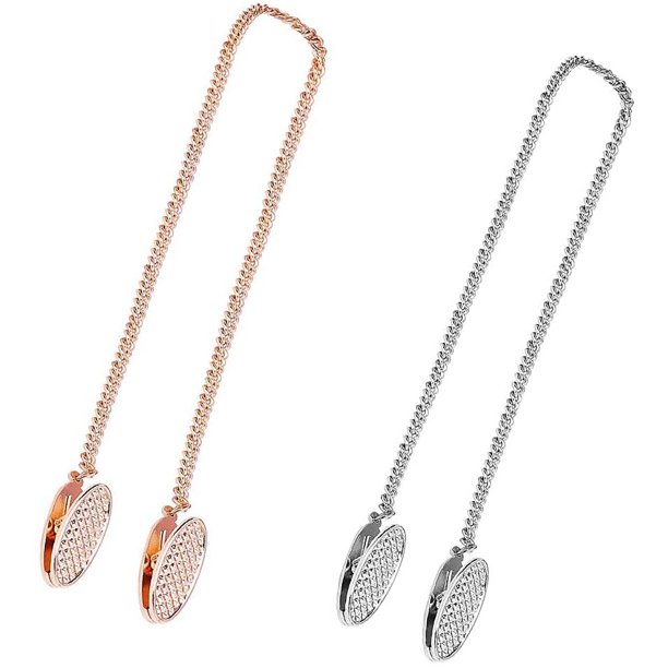Clips para servilletas YONGSHENG 3 uds acero inoxidable cadena metal