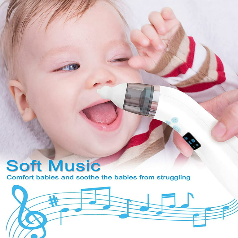 Electric Nasal Aspirator for Newborn Infant Toddler Kids - Baby Nose Sucker  - Snot Booger Sucker