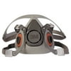 Half Facepiece Respirator 6000 Series, Medium, Resist Gases, Vapors, Particulates, Adjustable Strap, Tpe | Bundle of 5 Each