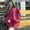 Red, variant on TACILIP School Supplies, Fashionable and Versatile Backpack Large Capacity Backpack Solid Color Student Office Worker Travel Backpack Women's Ins Backpack High End Bag, Gifts for Women