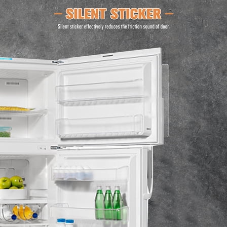 OATIPHO 16Pcs Cabinet Door Bumpers Clear Self Adhesive Silicone Pads for Noise Dampening