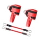thumbnail image 5 of Juego de correas de soporte de tobillo ajustables, bandas de fitness para gimnasio, 25 x 8 cm, ligeras, multiusos, fáciles de instalar con anillos en Rojo, 5 of 8
