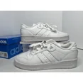 thumbnail image 4 of Adi - das Hoops 3.0 Mens Sz 11.5 Low Classic Vintage Athletic Shoes White GW0433, 4 of 6