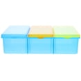 thumbnail image 1 of Caja de almacenamiento para termómetro con divisores, organizador portátil 3 en 1, caja de limpieza, estuche de almacenamiento para el hogar y el hospital, 1 of 7