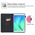 thumbnail image 6 of Galaxy Tab A 10.1 T580 Case 2016 [NO S Pen] (NOT for P580), Allytech Glitter Leather Auto Sleep Wake Protective Folio Stand Slim Smart Cover w/ Pen Holder Case for Samsung Galaxy Tab A 10.1, Pink, 6 of 7