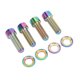 thumbnail image 1 of Juego De Arandelas Para Tornillos De Bicicleta, Juego De Tornillos De Fijación De Freno De Disco A Prueba De Herrumbre M6 18 Mm 4 Juegos Para Bicicleta De Montaña ANGGREK Otros, 1 of 8