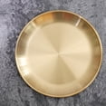 thumbnail image 3 of Elegant Gold Round Storage Tray for Jewelry and Small Items Organization 30cm, 3 of 9
