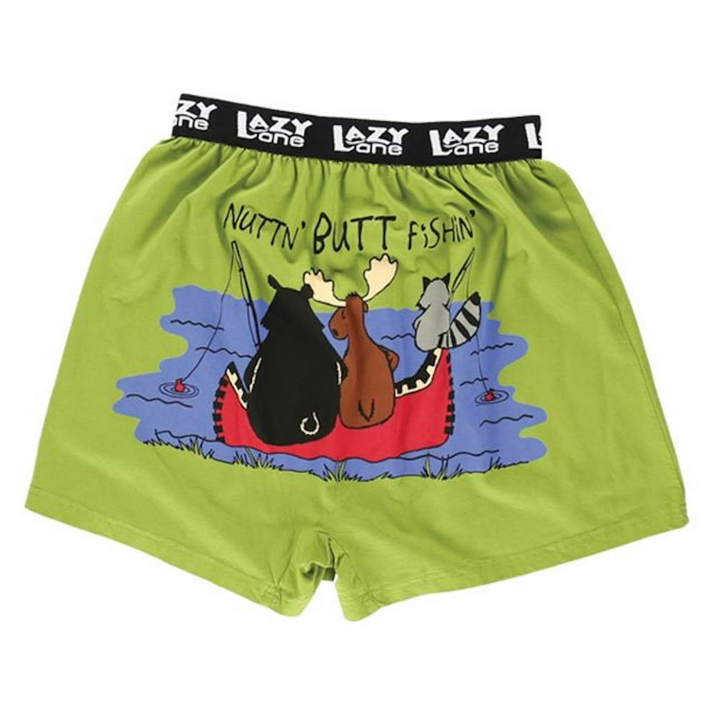 Lazy One Lazy One Boxer Shorts "Nuttn Butt Fishin