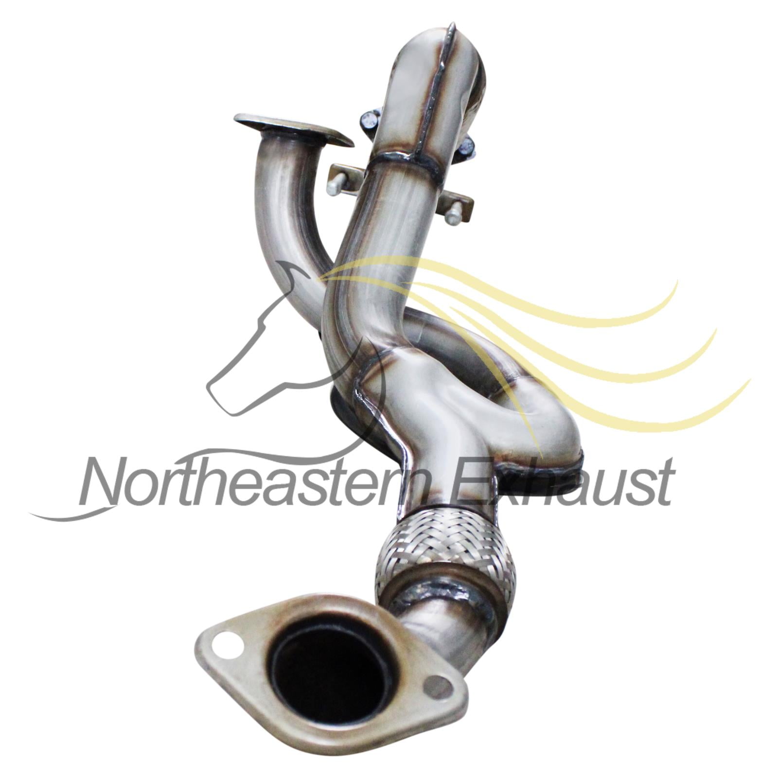 Northeastern Exhaust Stainless Steel Front Flex Pipe Fits 2007–2009 Hyundai Santa Fe 3.3L SUV – Direct-Fit Exhaust Replacement | Durable Stainless Steel Construction