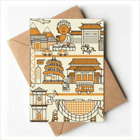 Hong Kong Local Style Visiting China Greeting Cards You are Invited Invitations