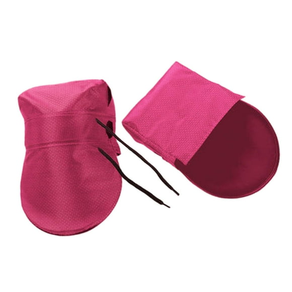 koolsoo 2 Pieces Summer Motorcycle Handlebar Muffs Breathable Bike Handlebar Mittens Rose Red