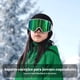 thumbnail image 4 of Abbraccia Gafas de esquí infantil, lente esférica doble capa, antiempañante, equipo de invierno, 4 of 6