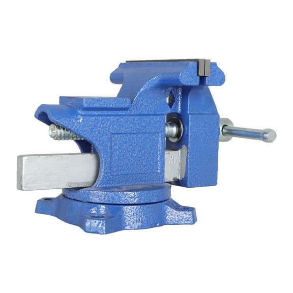SEBLAFF Workbench Vise Heavy Duty 4-1/2 Home Table Vise Rotating Base Metal Vise for Workbench Fit for Clamping Tools