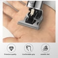 thumbnail image 3 of Clipper del cabello USB Recargables Adultos Afeitadora Mujeres Hombres Trimmer Pelón Groomer Acero Inoxidable Portátil Portátil Equipo de peluquero Plata Kearding CE001474-02B, 3 of 6