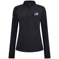 thumbnail image 2 of Women's Levelwear Black Colorado Avalanche Spike Raglan Quarter-Zip Top, 2 of 3