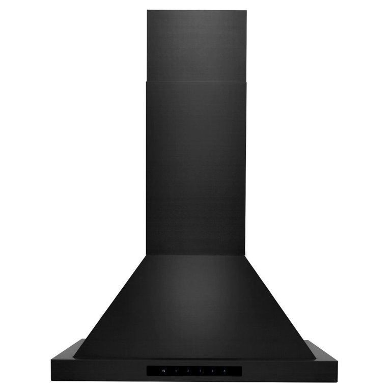 ZLINE 30 in. Wall Mount Range Hood in Black Stainless Steel (BSKBN-30)