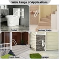 thumbnail image 4 of Gtouse Wall Mounted Handrail for Outdoor Steps, 31.9" Metal U-Shaped Stair Railing, Grab Bar for Porch Garage Garden, White, 4 of 9