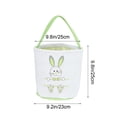 thumbnail image 3 of PEIBang Easter Bunny Basket,Rabbit Bucket Bag with Handles,Reusable Egg Hunting Treat Goody Tote Bags for Party Favor Supplies, 3 of 6