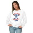 thumbnail image 5 of America Let Freedom Ring Liberty Bell Sweatshirt for Men or Women Brisco Brands X, 5 of 6