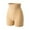 Beige, variant on Lunuaoe Women's High Waist Ribbed Boxer Briefs, Seamless Tummy Control Safety Shorts, Anti-Chafing Yoga Underwear
