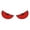 Red, variant on Kyusrd Reflective Car Stickers Devil's Eye Car Stickers Reflective Decorative Car Stickers Car Window Car Rear Personalized Stickers Two-piece Set,Green