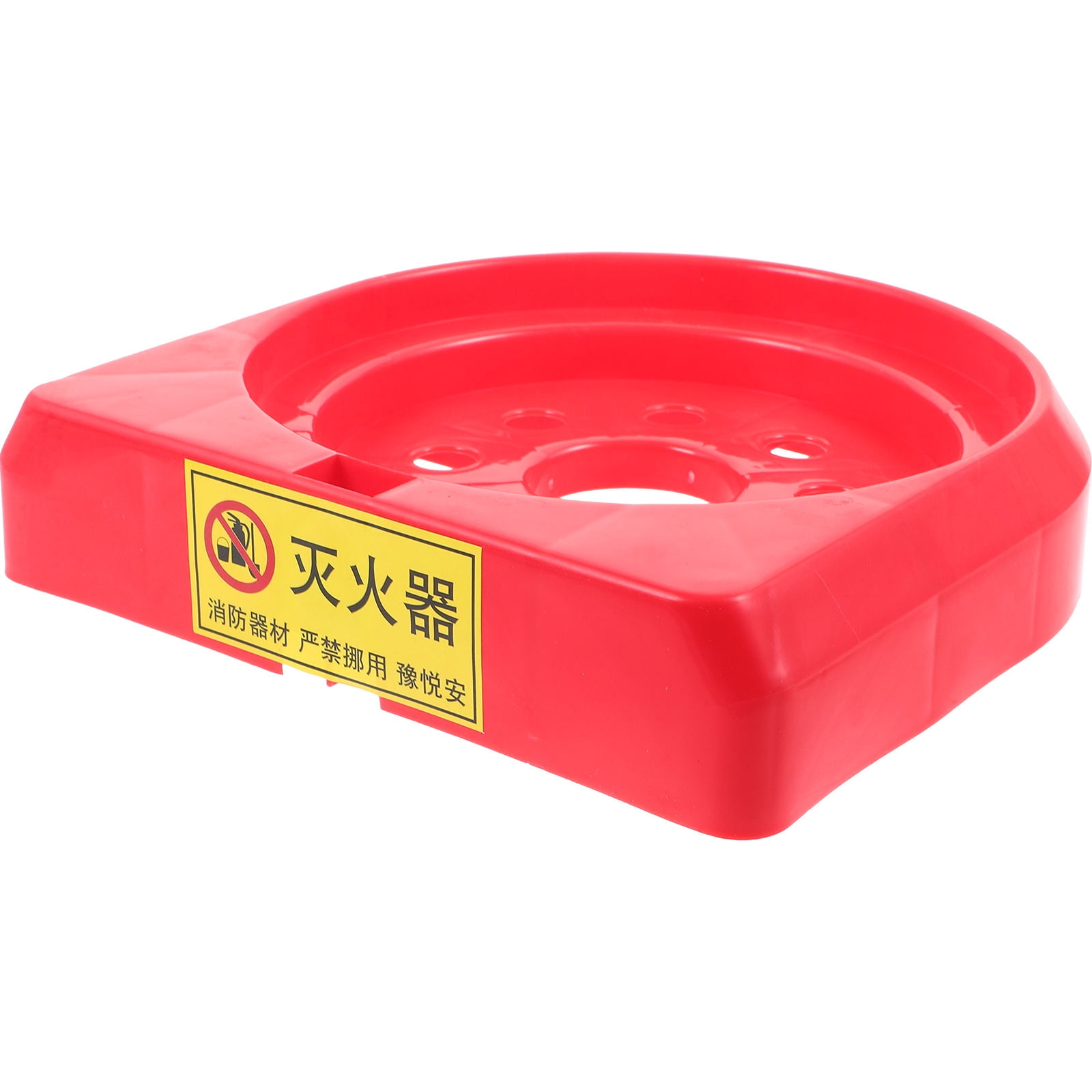 OUNONA 5pcs Plastic Fire Extinguisher Base Floor Fire Extinguisher Holder Powder Fire Extinguisher Bracket