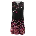thumbnail image 4 of Cameland Robes pour Femmes Imprimées Confortables Amples Sans Manches Robe Décontractée Robe d'Été Rose TG, 4 of 4