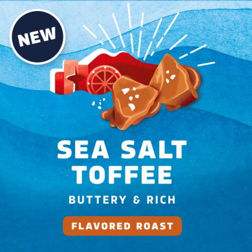 Pack of 2 - Seattle's Best Coffee Sea Salted Toffee Ground Coffee 11 oz Packaging May Vary