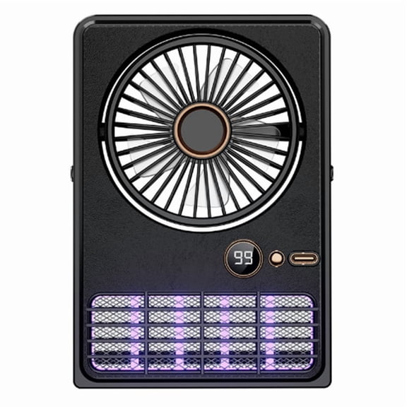 Electric Insect Trap Mosquito Lamp with Fan 2 in 1 Usb Charging Camping Mosquito Repellent Bug Zapper