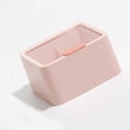 thumbnail image 4 of Caja de almacenamiento de lápiz labial de gran capacidad, diseño de rejilla de doble capa, transparente, con tapa, para el hogar y la oficina, color rosa, 4 of 5